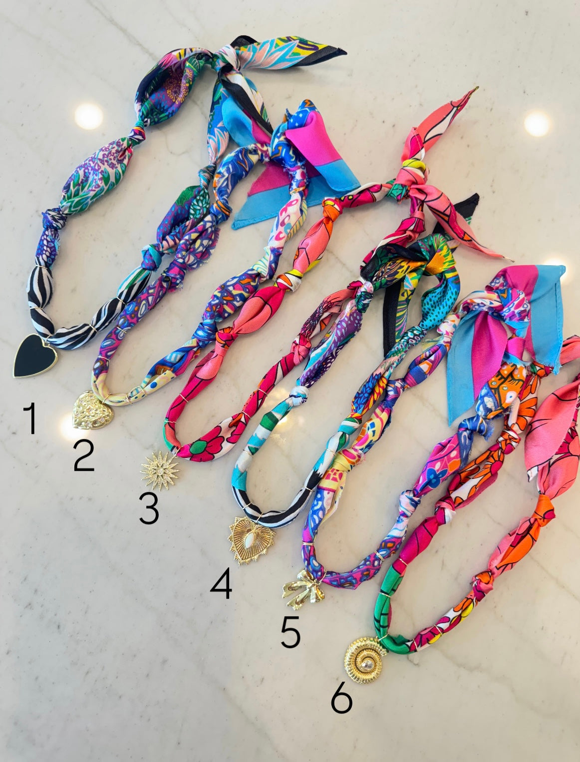 Colorful Scarf Necklace