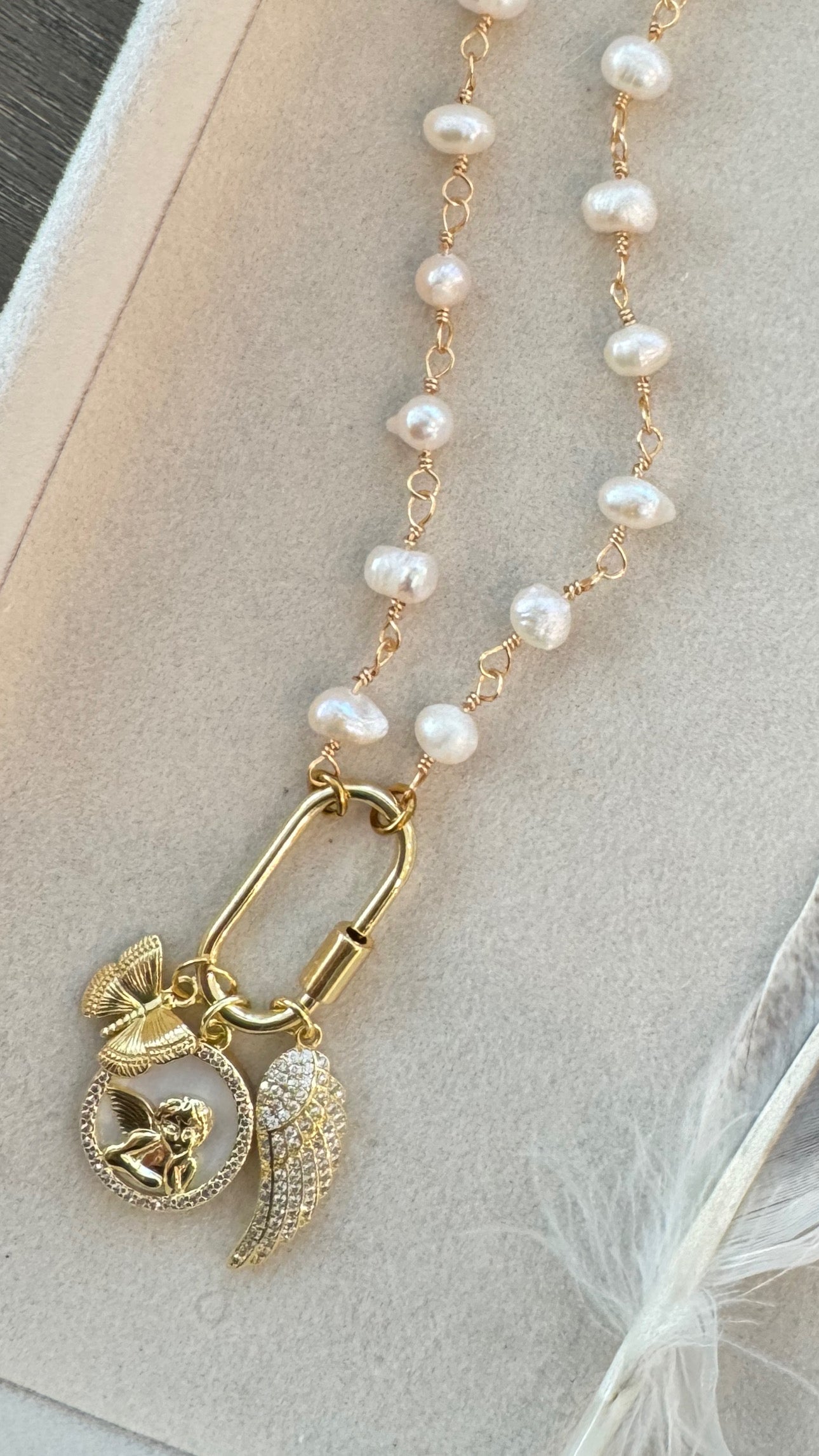 Angel of Pearl Necklace
