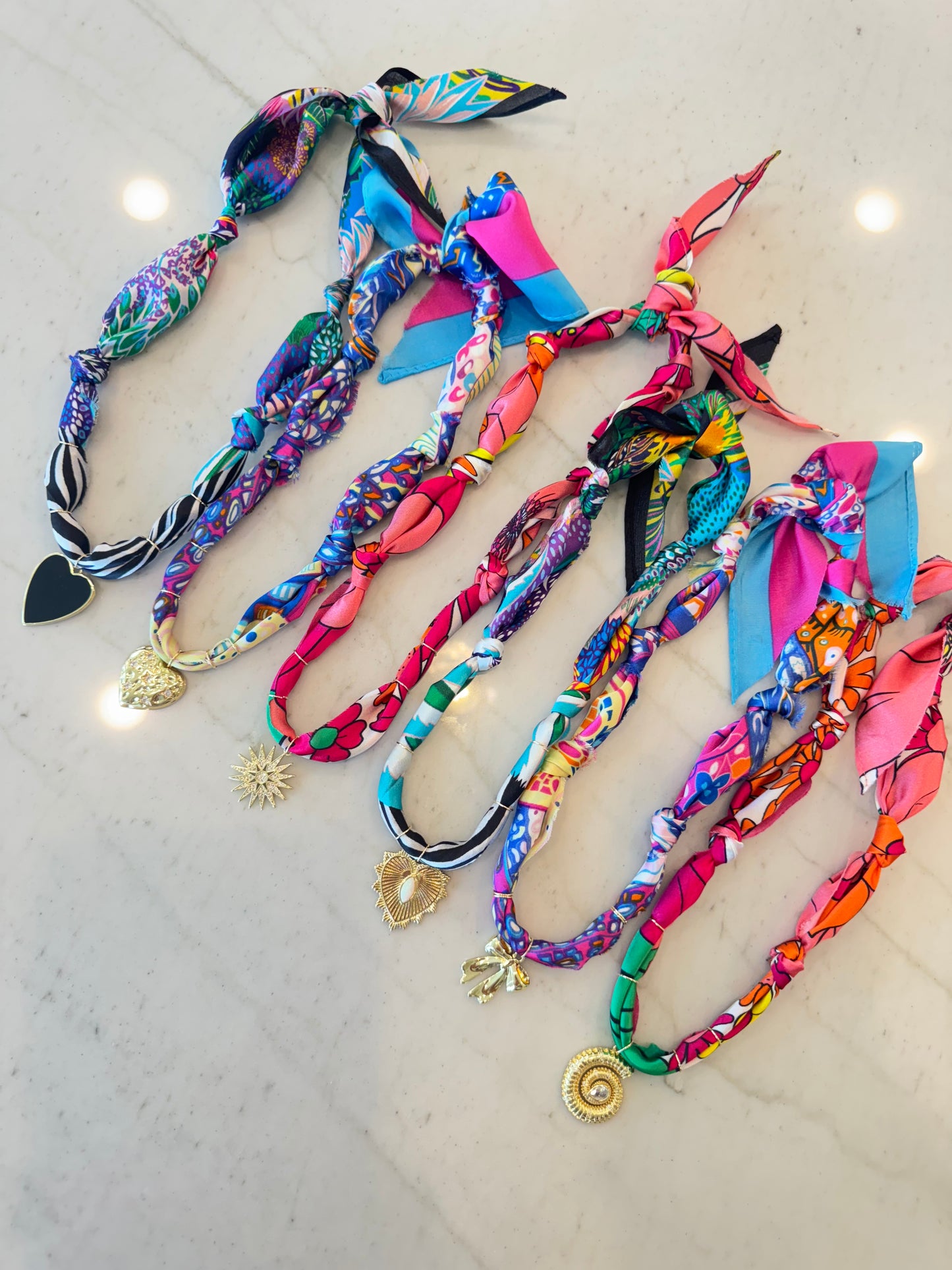 Colorful Scarf Necklace