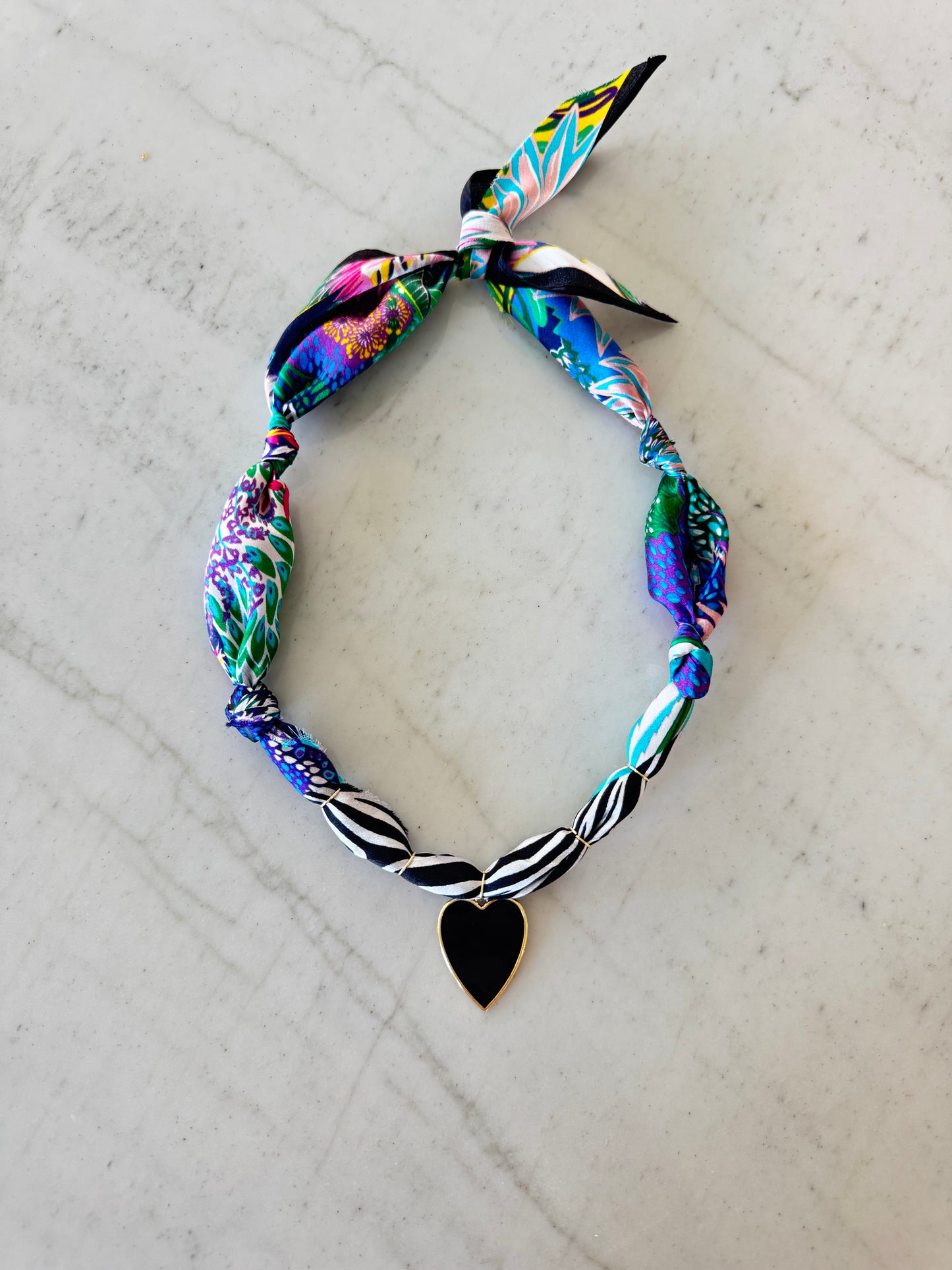 Colorful Scarf Necklace