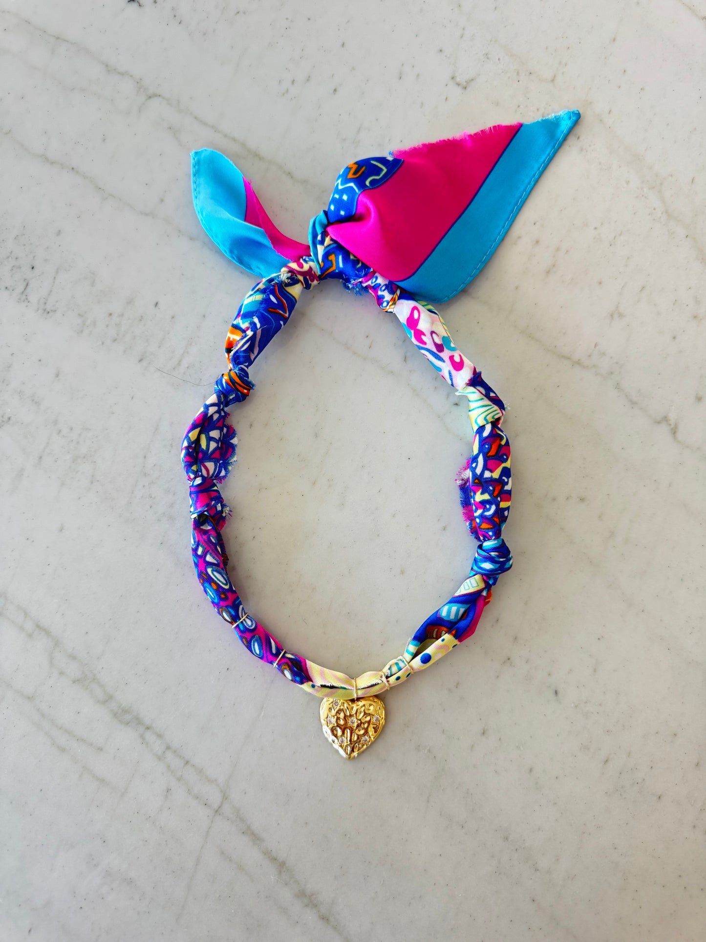 Colorful Scarf Necklace
