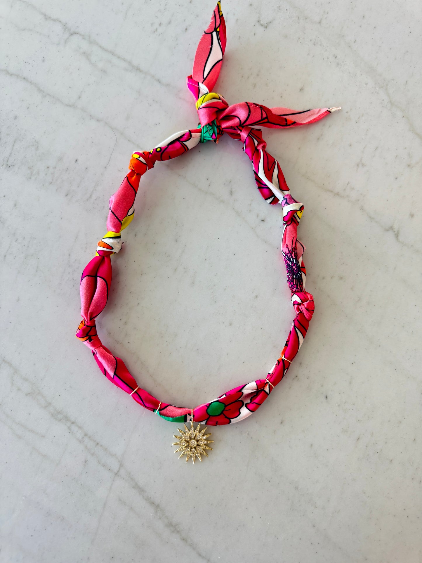 Colorful Scarf Necklace