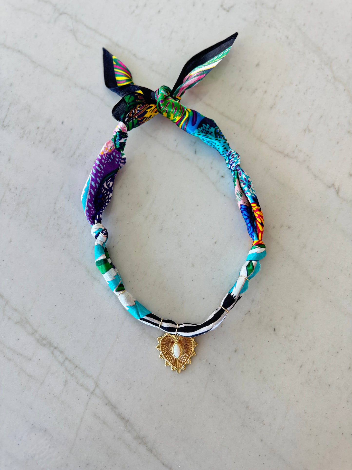 Colorful Scarf Necklace