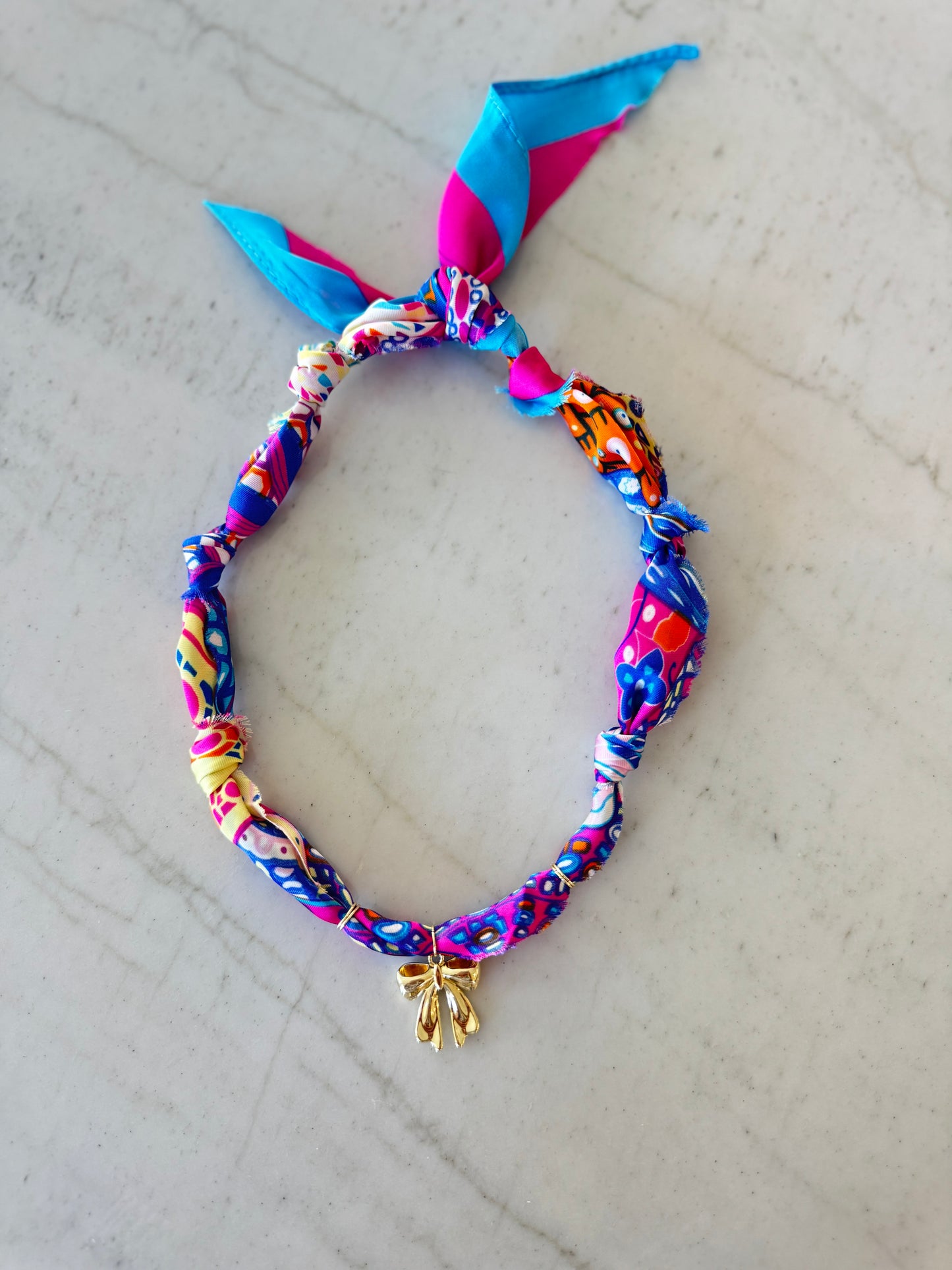 Colorful Scarf Necklace