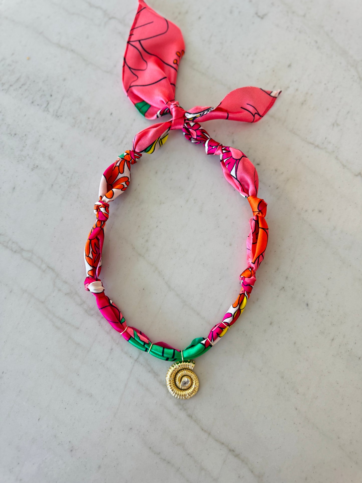 Colorful Scarf Necklace