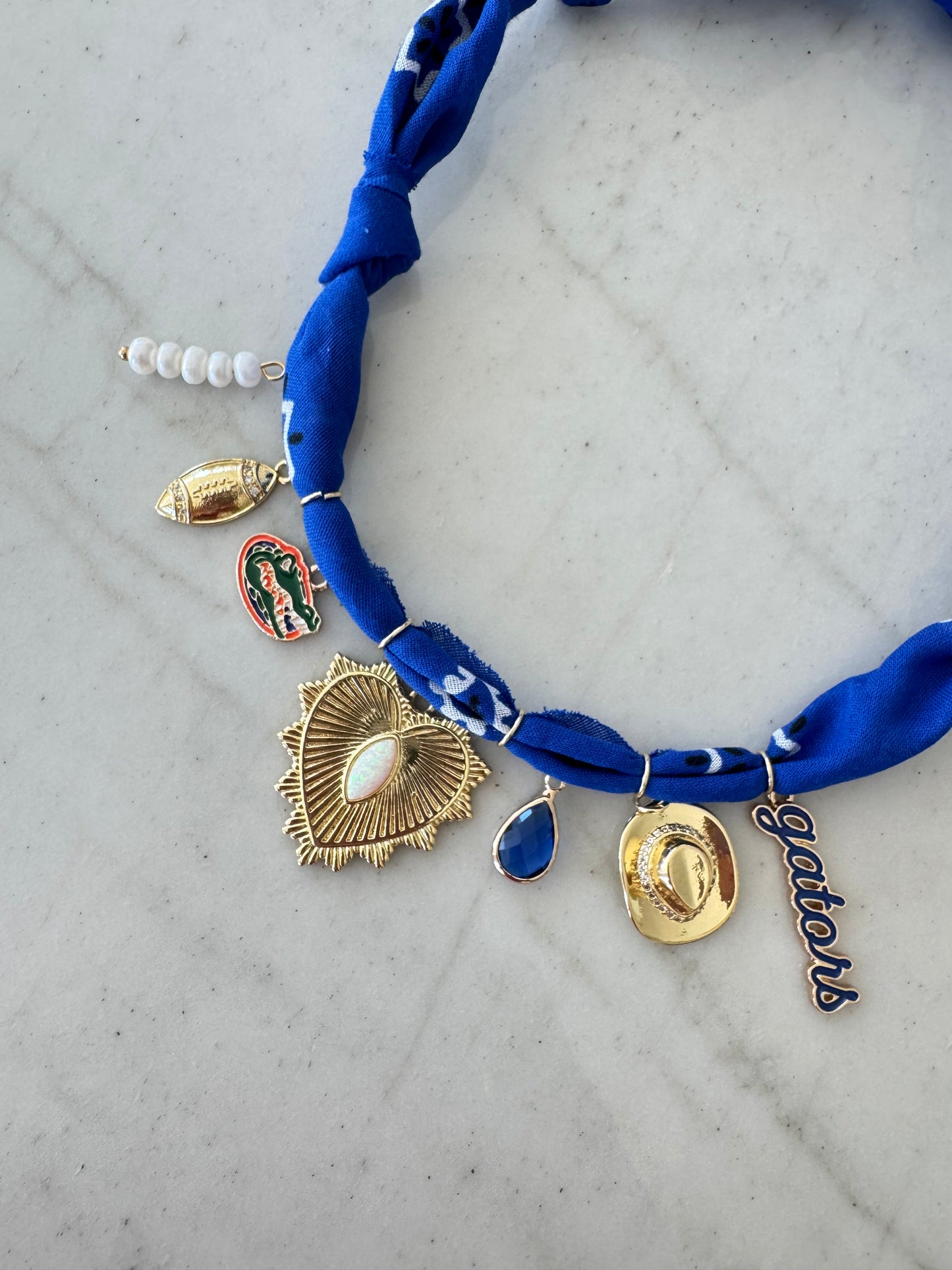 FLORIDA Bandana Charm Necklace