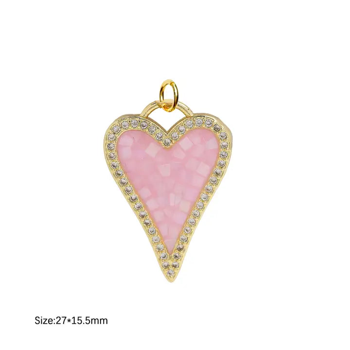 Pink Heart Charm