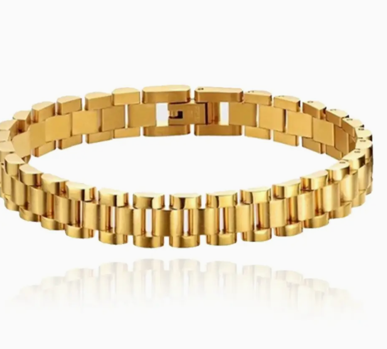 Gold Thin Watch Brand Bracelet