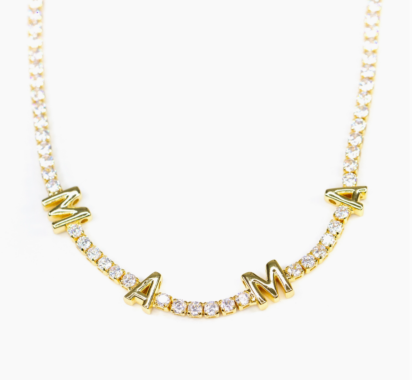 MAMA Tennis Necklace