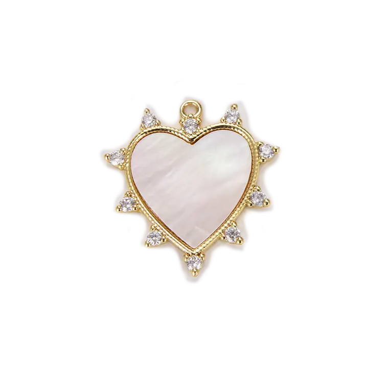 Shell Pearl Heart