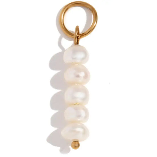 Beaded Pearl Dangle