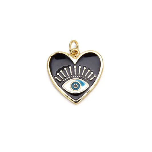 Black Heart Evil Eye