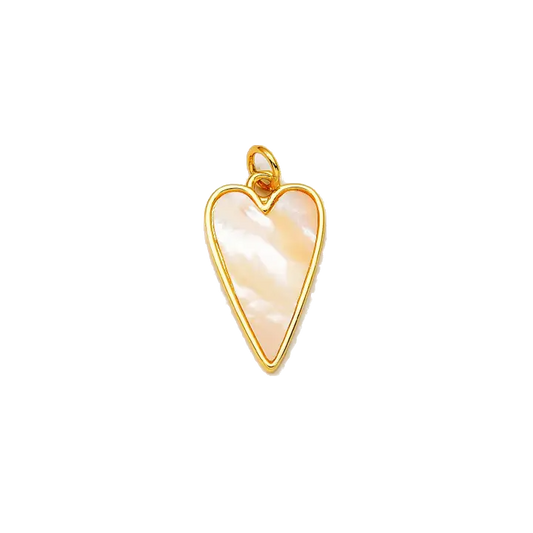 Dainty Mother of Pearl Heart