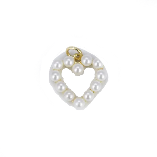 Dainty Pearl Heart