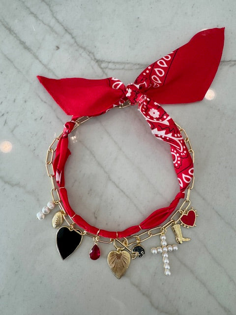 Red GameDay Necklace