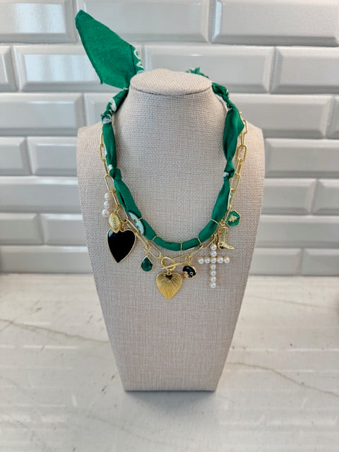 Green GameDay Necklace