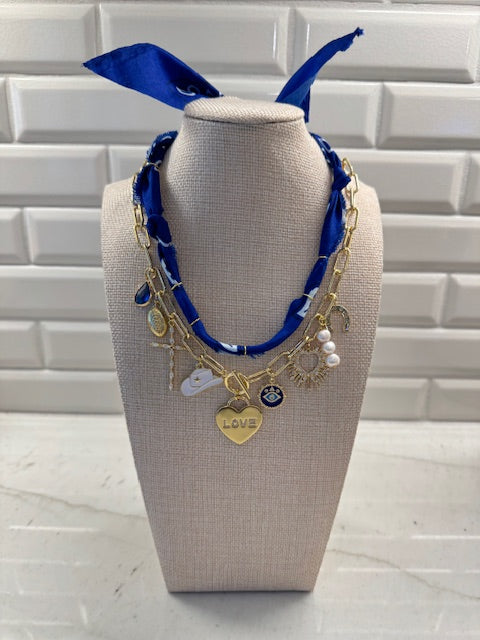 Blue GameDay Necklace