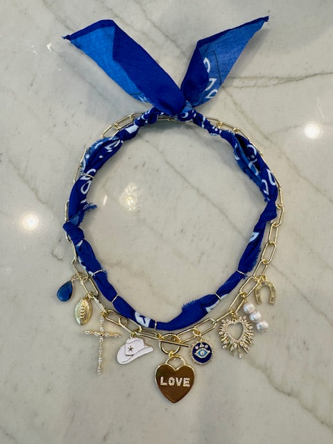 Blue GameDay Necklace