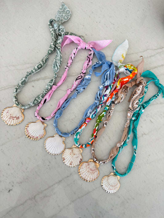 Shell Bandana Necklace