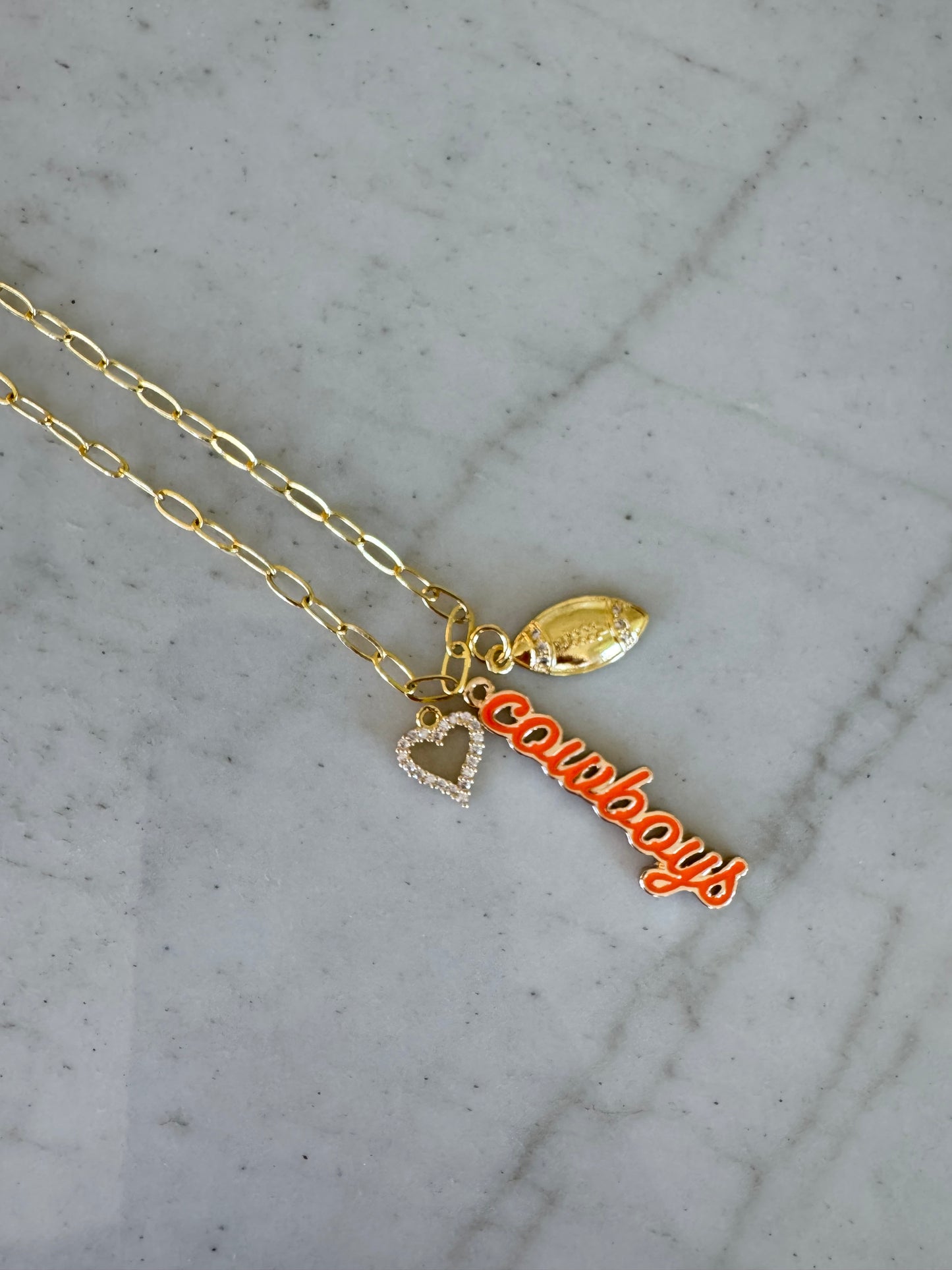 OSU Small Gold Chain Necklace