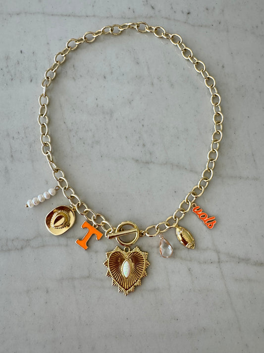 TENNESSEE Gold Charm Necklace