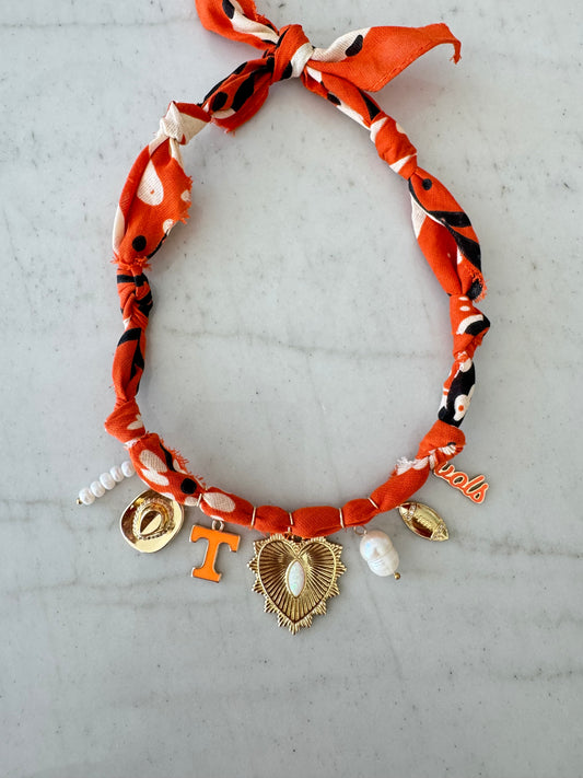 TENNESSEE Bandana Charm Necklace