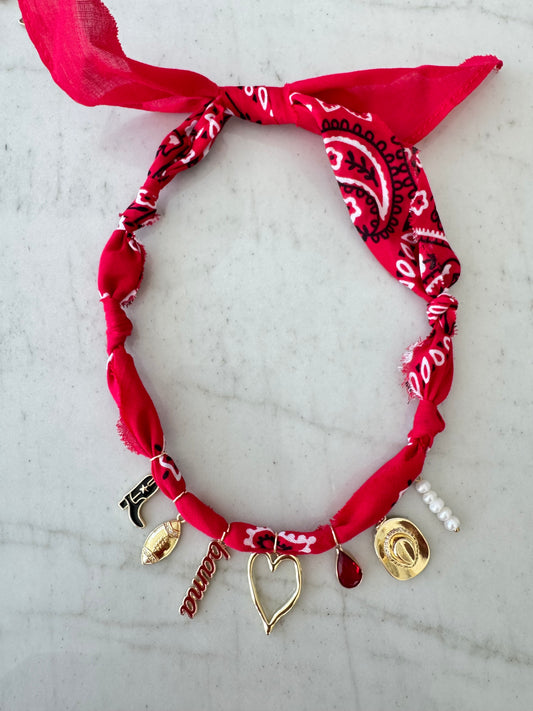 ALABAMA Bandana Charm Necklace