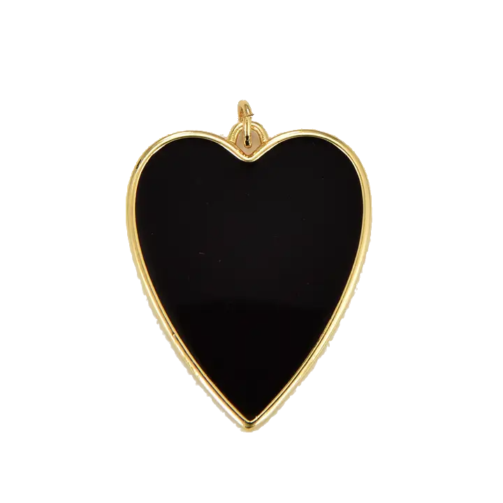 Large Black Heart