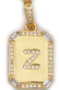 Letter Z Square Pave