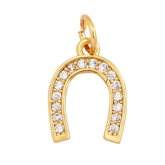 Pave Horseshoe Small