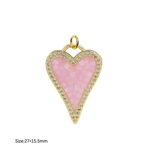 Pink Heart Charm