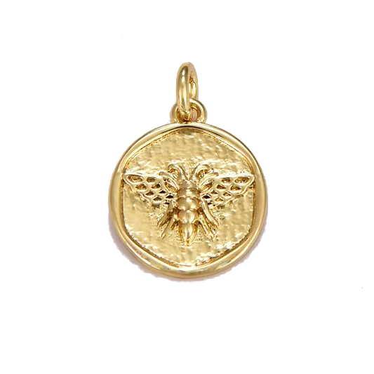 Queen Bee Round Medallion