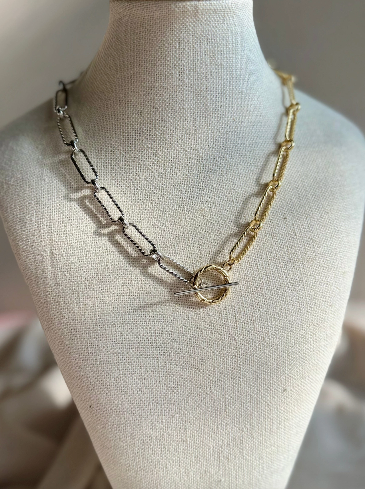 Silver/Gold Combo Necklace