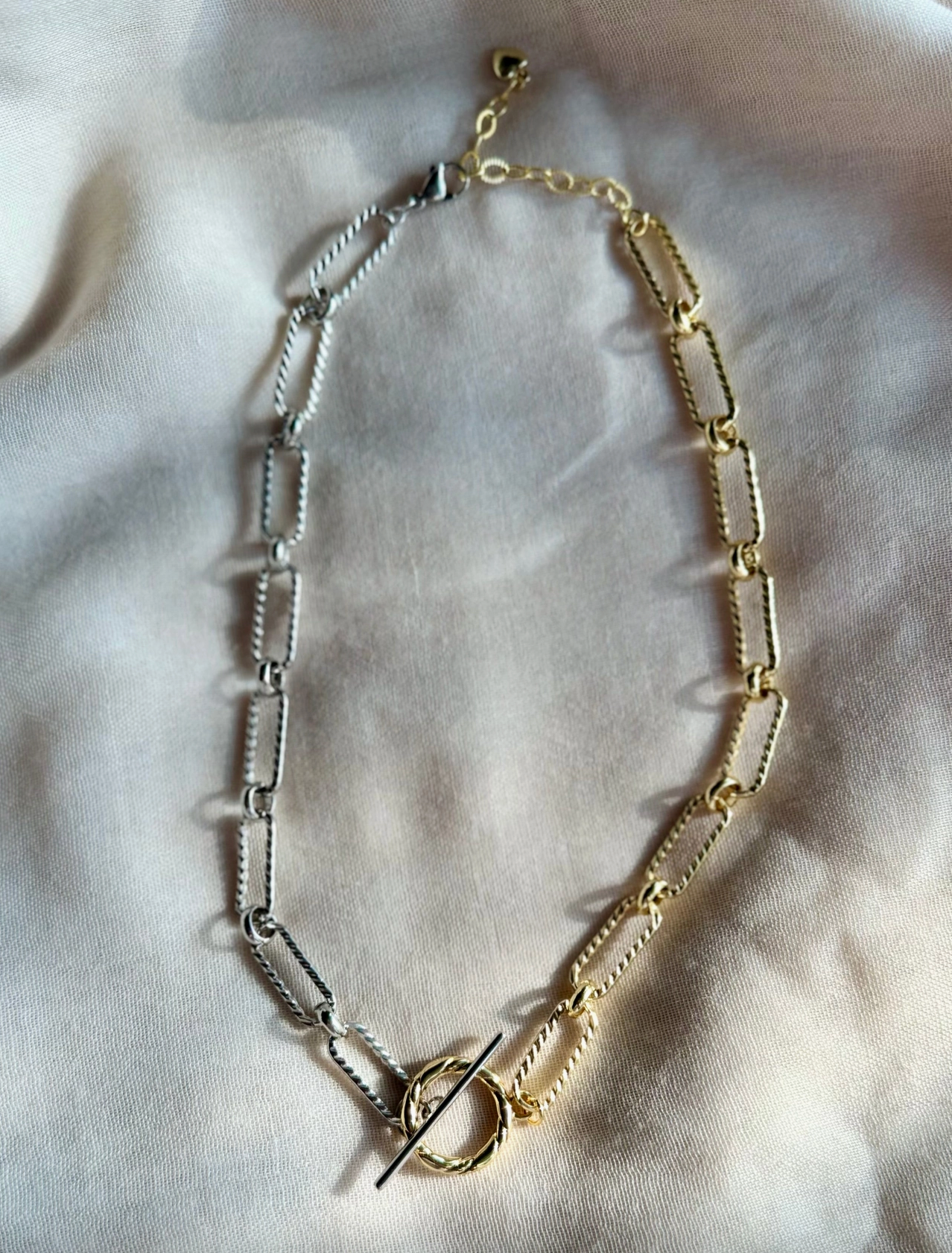 Silver/Gold Combo Necklace