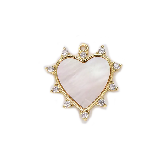 Shell Pearl Heart