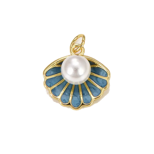 Vintage Blue Shell Pearl