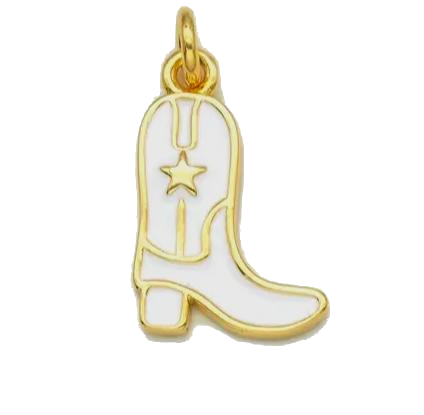 White Cowboy Boot